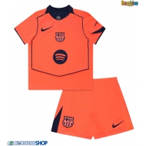 Maglie da calcio Barcelona Terza Maglia Bambino 2025-26 Manica Corta + Pantaloni corti)